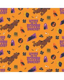 Scooby Doo Halloween Scooby Snacks from Camelot Fabrics