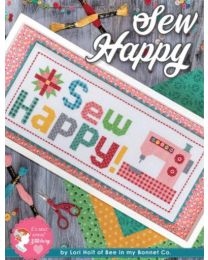 Sew Happy Cross Stitch Pattern