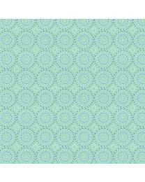 Sew Little Time Quilting Circles Teal  from Wilmington Prints