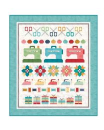 Sew by Row Quilt Kit featuring Shabby by Riley Blake