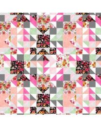 Sewing Floral Patchwork  From Timeless Treasures