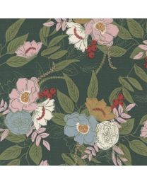 Slow Stroll Large Floral Pine by Fancy That Design House for Moda