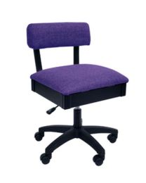 Solid Purple Hydraulic Chair by Arrow