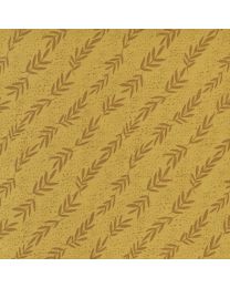 Songbook A New Page Leaf Stripe Bronze by Fancy That Design House for Moda