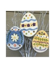 Speggtacular Woolie Eggs Pattern by Sue Holbrook for Cotton and Thread Quilts