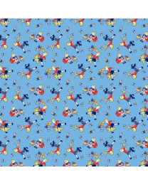 Storybook 22 Chasing Butterflies Blue by MYKT Collection for Windham Fabrics