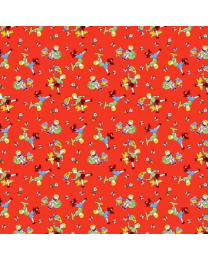 Storybook 22 Chasing Butterflies Red by MYKT Collection for Windham Fabrics
