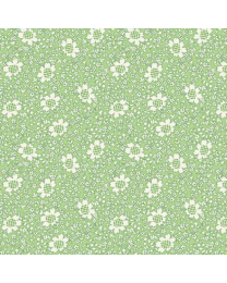 Storybook 22 Gingham Flower Green by MYKT Collection for Windham Fabrics