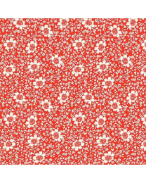 Storybook 22 Gingham Flower Red by MYKT Collection for Windham Fabrics
