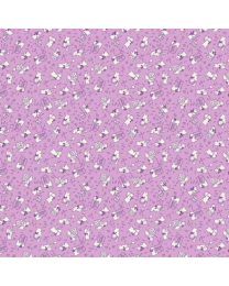 Storybook 22 Jammin Cats Purple by MYKT Collection for Windham Fabrics