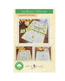 Sunflower Table Set by Amelie Scott Designs 