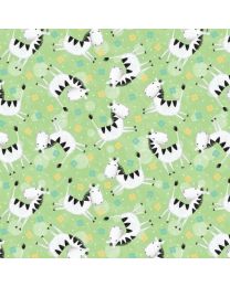 Sweet Safari Tossed Zebras by Victoria Hutto for Studio E Fabrics 