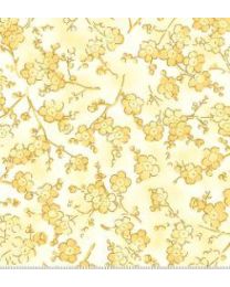 Tadashi  Floral Branches Yellow  By PB Textiles