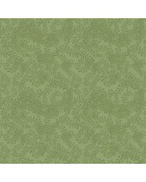 Tartan Holiday Green Scroll by Danielle Leone for Wilmington Prints