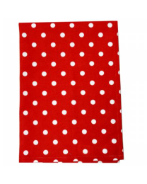 Tea Towel Polka Dot Bright Red by Dunroven House
