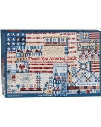 Thank You America Quilt Jigsaw Puzzle