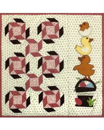 Through the Year April Chicks and Basket Quilt Kit