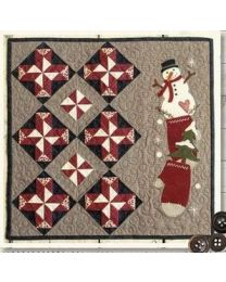 Thru the Year January Wallhanging Kit featuring Buttermilk Basin Pattern