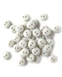 Tiny Buttons White from Buttons Galore