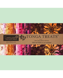 Tonga Batik Merlot 5 Squares 20pcbundle from Timeless Treasures