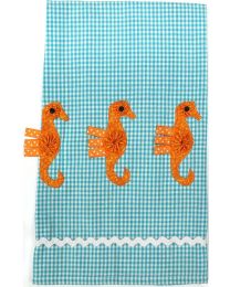 Tropical Seahorses Tea Towel Kit