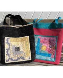 Two Wonky Totes Pattern by Jean Ann Wright for Cut Loose Press