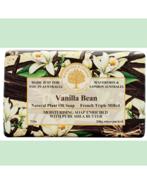 Vanilla Bean Soap 7oz Soap Bar by Wavertree  London