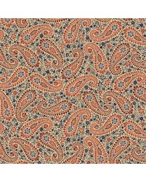 Victory Garden Multi Vintage Paisley by Wing And A Prayer Design for Timeless Treasures