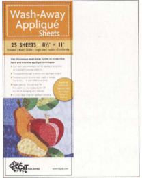 Wash-Away Applique Sheets 15ct from C  T Publishing