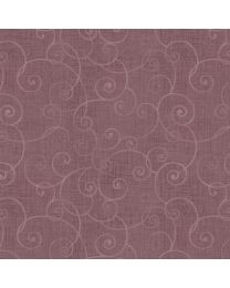 Whimsey Basic Light Plum  Soothing Swirl by Color Principle Studio from Henry Glass