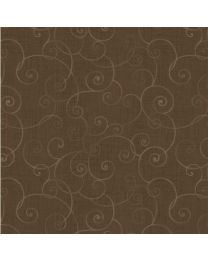 Whimsey Basic Medium Brown Swirl by Color Principle Studio from Henry Glass