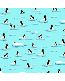  Burr The Polar Bear Aqua Penguins