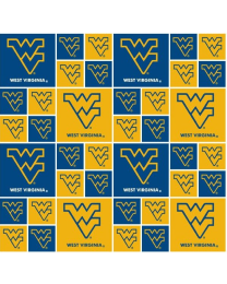  West Virginia University Logo Block by Sykel