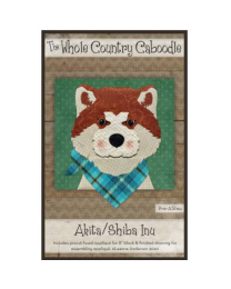 Akita/Shiba Inu Precut Prefused Applique Kit from The Whole Country Caboodle