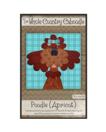 Poodle (Apricot) Precut Prefused Applique Kit from The Whole Country Caboodle