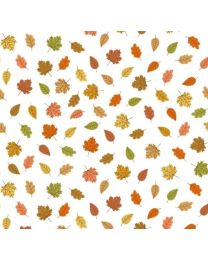 Celebration Falling Leaves Brown by Kimberbell for Maywood Studio