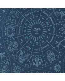 Starry Sky Night Zodiac by April Rosenthal for Moda Fabrics 