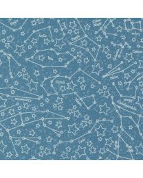 Starry Sky Evening Constellations by April Rosenthal for Moda Fabrics 