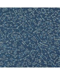 Starry Sky Night Constellations by April Rosenthal for Moda Fabrics 