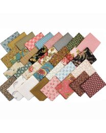 Primrose Fat Quarter Bundle by Laundry Basket Quilts from Andover