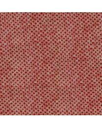 Prefelted Woven Wool Dot Red by Stacy West from Riley Blake