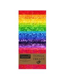 Tonga Treats Batiks Brightside 2.5in Strips, 40pc Per Pack